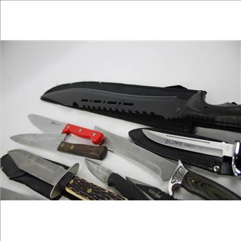 Arizona Custom Knives, Dexter-Russell, Smith & Wesson, And Other Knives, 16 Pieces