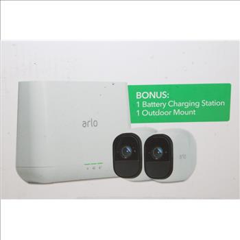 Arlo Pro - Wireless Home Security Camera System | Rechargeable, Night Vision, Indoor/Outdoor | 2 Camera Kit (VMS4230-100NAR)