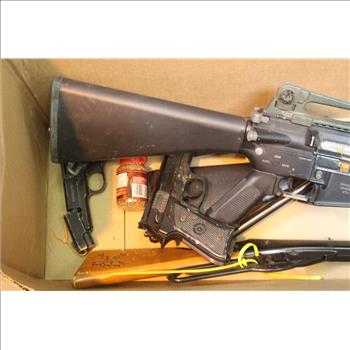Armalite M15a4 Carbine & More Airsoft Guns; 5+ Pieces