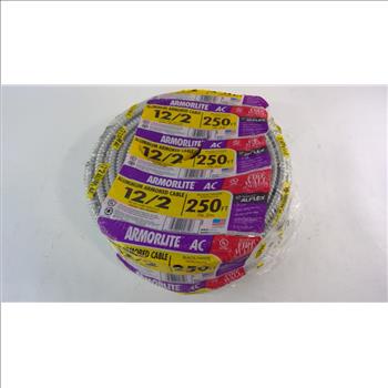Armorlite Aluminium Armored Cable 12/2 250'