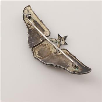 Army Senior Aviator Military Wing Silver Pin