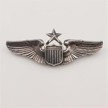 Army Senior Aviator Military Wing Silver Pin