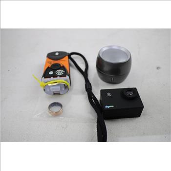 ARRIS DVR Receiver Box, Personal Locator Beacon, And More, 5 Pieces In Case