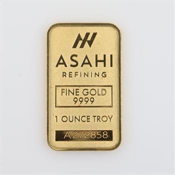Asahi Refining Fine Gold 1oz Bar