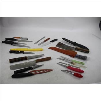 ASER, Cuisinart, Ugly Stik, And Other Knives, 20 Pieces