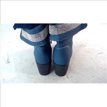 Ashley Blue Womens Boots Size 11