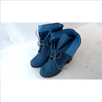 Ashley Blue Womens Boots Size 11