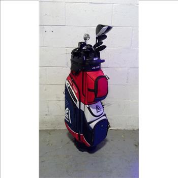 Ask Echo Bag With Clubs, 10 +Pieces