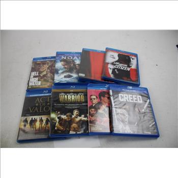 Assorted Blu-Ray/DVD Movies, 13 Pieces
