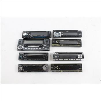 Assorted Car Stereo Face Plates, 7 Pieces