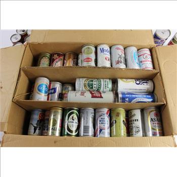 Assorted Collectible Beer Cans, 60+ Pieces