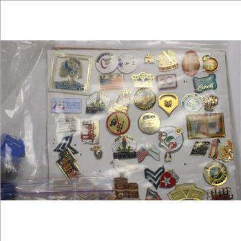 Assorted Collectible Pins, 20+ Pieces