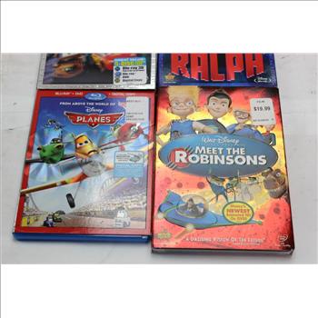 Assorted Disney DVD/ Blu-ray Movies, 4 Pieces