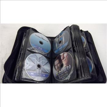 Assorted DVD/Blu-Ray/Video Game Disc Bulk Lot, 50+ Pieces