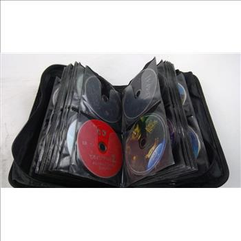 Assorted DVD/Blu-Ray/Video Game Disc Bulk Lot, 50+ Pieces