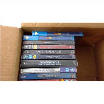 Assorted Dvds/blu-ray Movies, 10+ Pieces