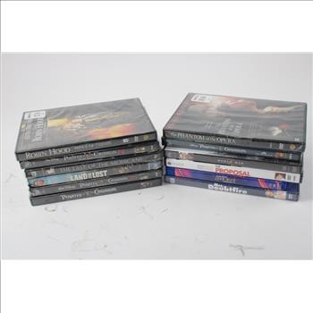 Assorted DVDs/Blu-Ray Movies, 12 Pieces