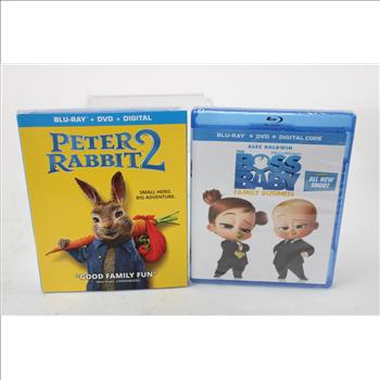 Assorted Dvds/blu-ray Movies, 12 Pieces