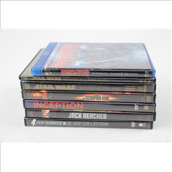 Assorted Dvds/blu-ray Movies, 14 Pieces