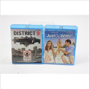 Assorted Dvds/blu-ray Movies, 4 Pieces