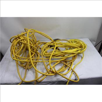 Assorted Extension Cords And Hoses