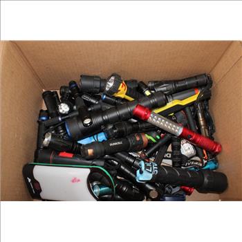 Assorted Flashlights, Worklights & More, 15+ Pieces