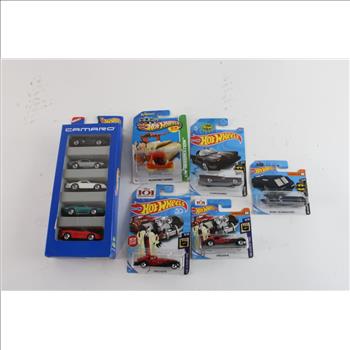 Assorted Hot Wheels Toys, 6 Pieces
