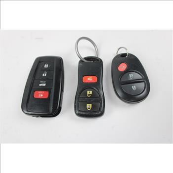Assorted Key Fobs, 7 Pieces