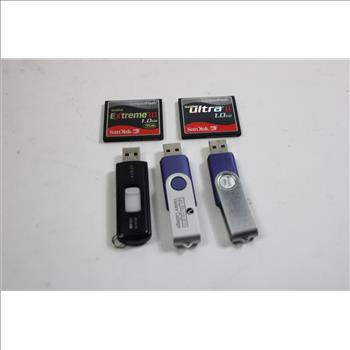 Assorted Memory SD Cards, 10 Pieces