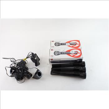 Assorted Streamlight Flashlights & Chargers, 6+ Pieces