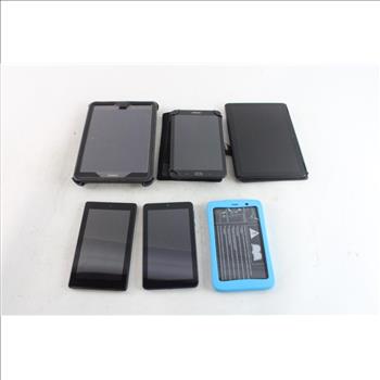 Assorted Tablet Lot, 6 Pieces