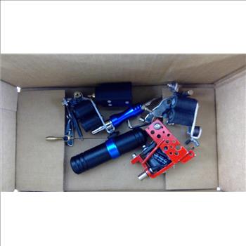 Assorted Tattoo Guns & Parts, 5 Pieces