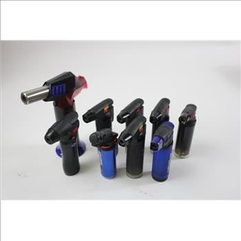 Assorted Torches And Lighters 10+ Pieces