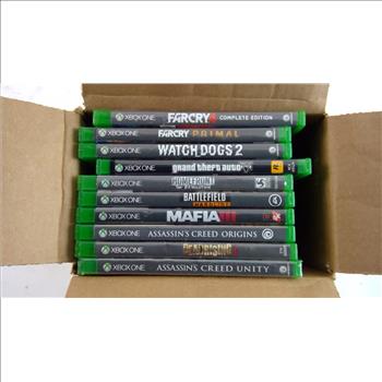 Assorted Xbox One Games, 10 Pieces