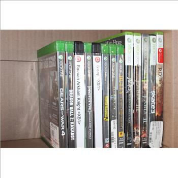 Assorted Xbox One & Xbox 360 Games, 10+ Pieces