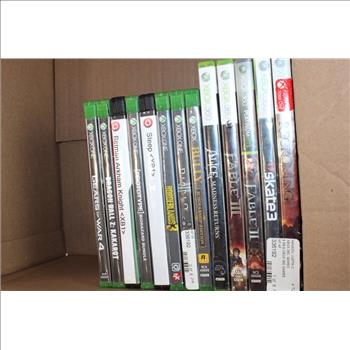 Assorted Xbox One & Xbox 360 Games, 10+ Pieces