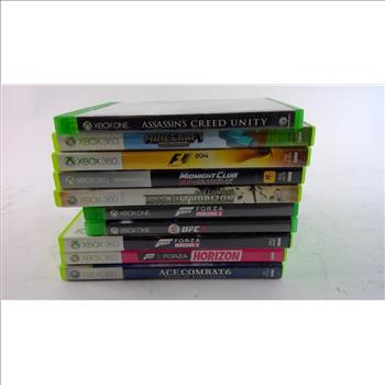 Assorted Xbox & Xbox 360 Games, 10+ Pieces