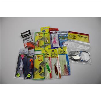 Assortment Of Fishing Bait 33 Pieces