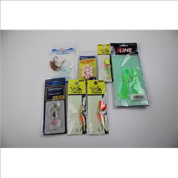 Assortments Of Fishing Bait & Weights 33 Pieces