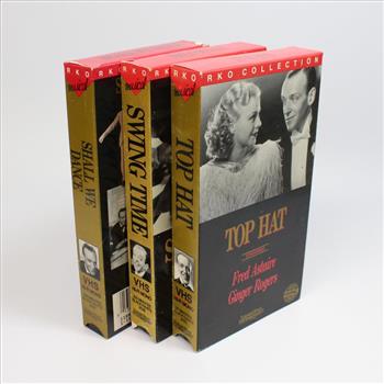 Astaire & Rogers RKO Pictures Original Edition VHS  And Picture Set