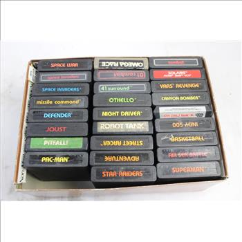 Atari Game Program, Space Invaders, Defender, Joust,  26 Pieces And More