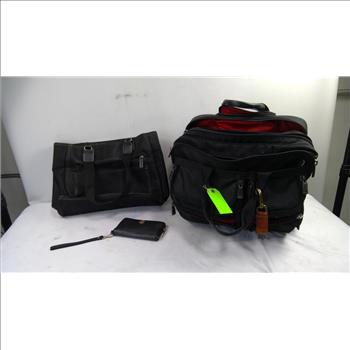 Ativa Mobil IT Rolling Briefcase With Shoulder Bag And Michael Kors Zipper Wallet