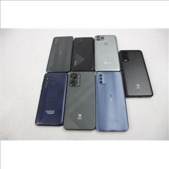 AT&T, PCD, Foxx, Nokia, Verve Cell Phone Lot, 7 Pieces, Sold For Parts
