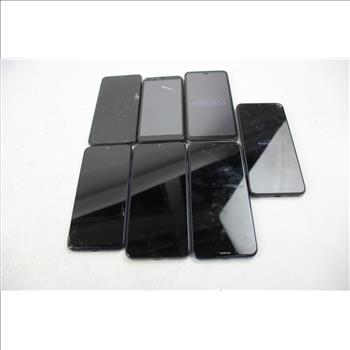 AT&T, PCD, Foxx, Nokia, Verve Cell Phone Lot, 7 Pieces, Sold For Parts