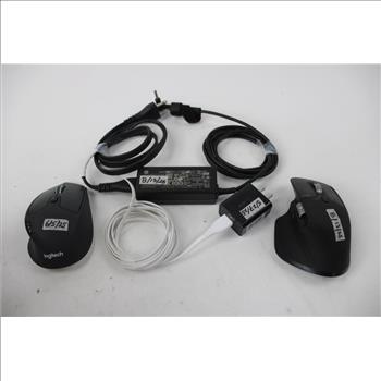 At&t Router, Wireless Mouses, Misc Charging Blocks And Cables