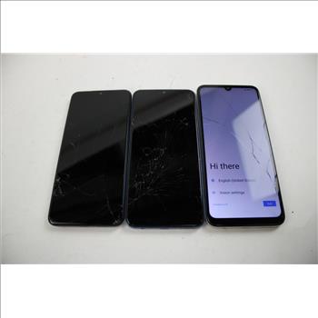 AT&T, Summit 5G, Motorola Cell Phone Lot, 3 Pieces, Sold For Parts