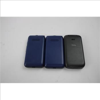 AT&T, TCL, Cell Phone Lot, 3 Pieces, Sold For Parts