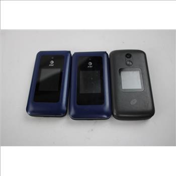 AT&T, TCL, Cell Phone Lot, 3 Pieces, Sold For Parts