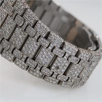 Audemars Piguet Royal Oak 15.05cts TW Diamond Watch- Evaluated By Our Certified Gemologist-AGS/GIA