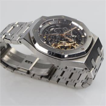 Audemars Piguet Royal Oak Skeleton Watch-Evaluated By Our Certified Gemologist-AGS/GIA